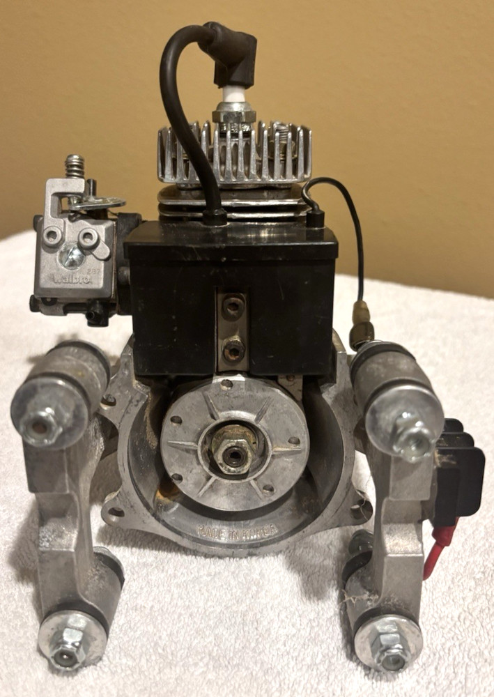 Maloney 100 RC Airplane Engine Mounted on Frame