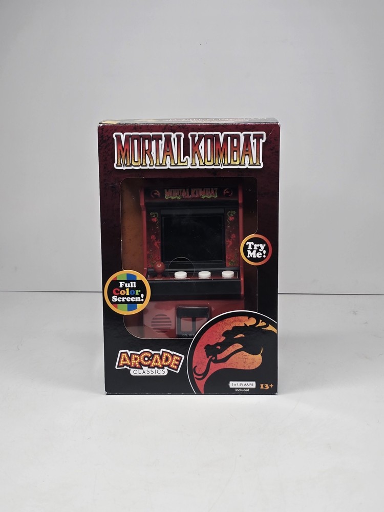 Mortal Kombat Klassic Mini Arcade Classics Basic Fun 90’s Video Game WB New