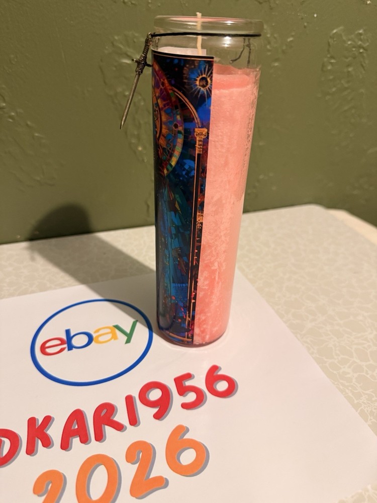 Santa Muerte Candle With Sword Charm