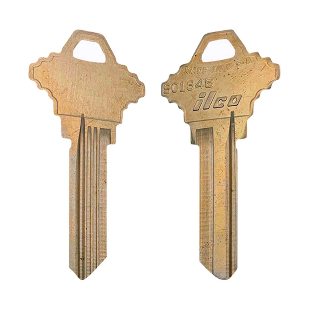 SC1348 Key Blank 6-PIN Brass