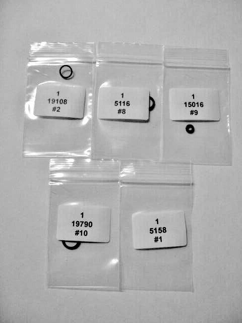 FX DRS Dynamic Valve O-Ring Kit / R&S 2.9-8DRSDV