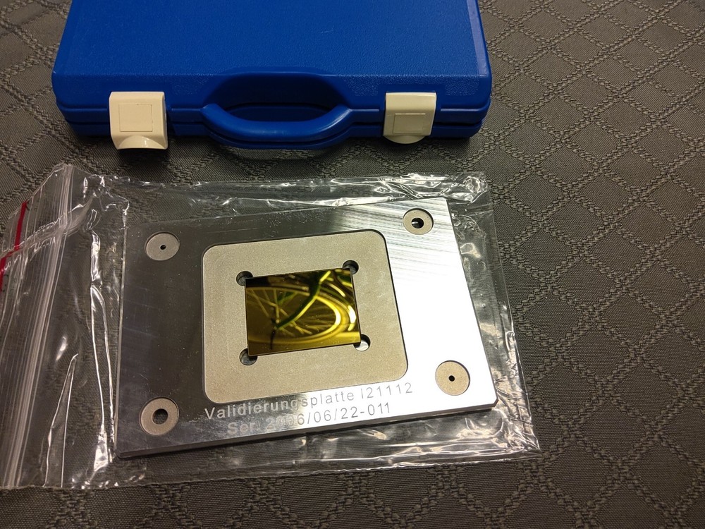Validation Plate, Validierungsplate, l21112, German, Bruker Spectrometer??