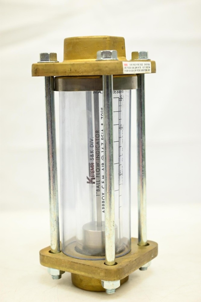 KETEMA S+K 1'' BALL FLOW INDICATOR