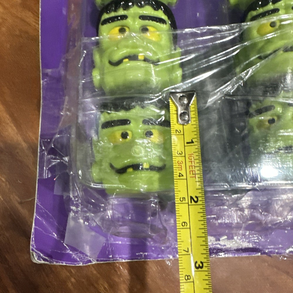 New 10 Frankenstein head Halloween String Light Covers Blow Mold w/lights Work