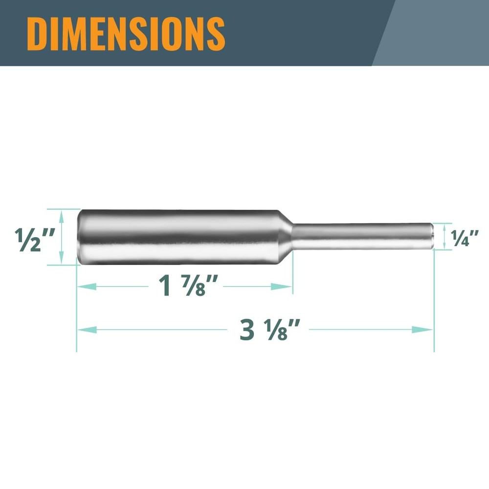 Router Centering Pin Cone Set 1/4 1/2 Inch Base Plate Alignment Tool