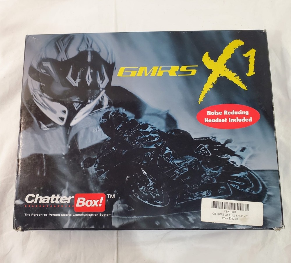 Chatterbox GMRS X1 Transmitter Communication Head, Full Face Kit- Missing Headse