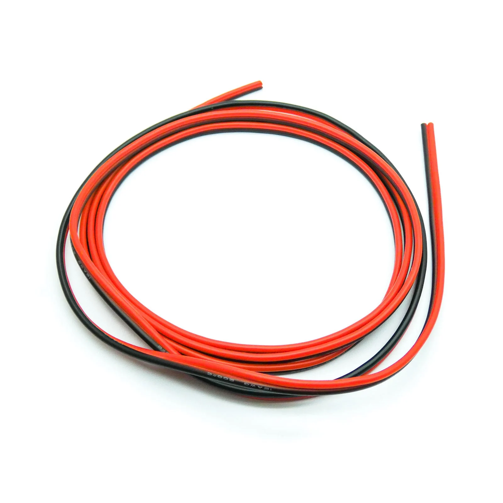 3ft 16AWG Silicone RC Wire Black/Red Parallel Bonded