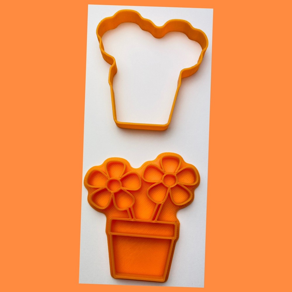 Flower Pot Cookie Cutter