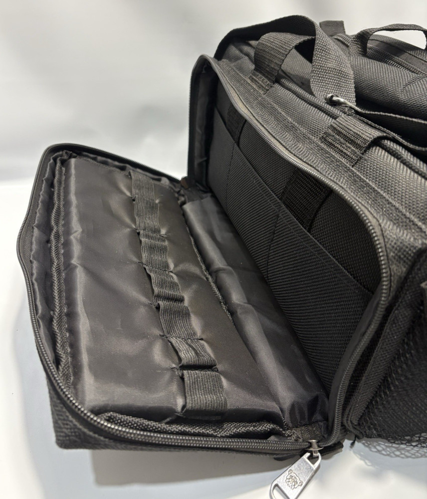 Bulldog Cases Deluxe Black Range Bag with Strap BD910
