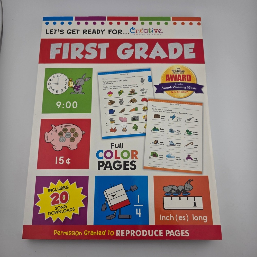 Learning Workbook Bundle Preschool Kindergarten First Grade 3 Books