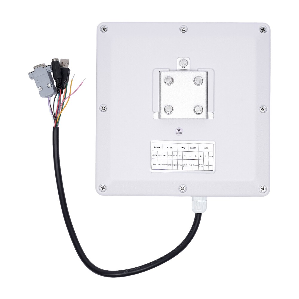 UHF RFID Long Range Card Reader 5M 8dbi Antenna Parking System Access Control US