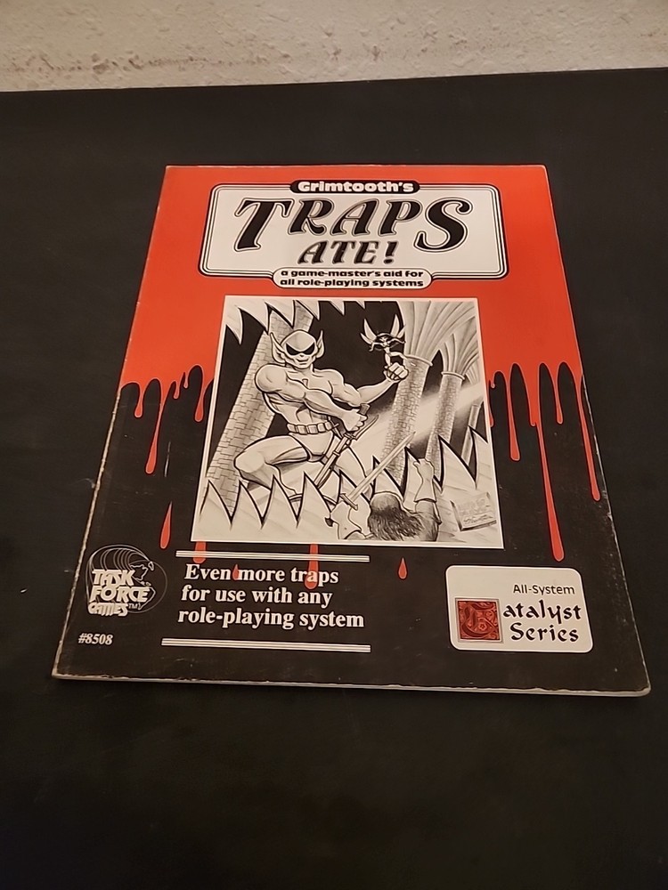 AD&D Grimtooth's Traps Ate! Catalyst Book Task Force Games RPG