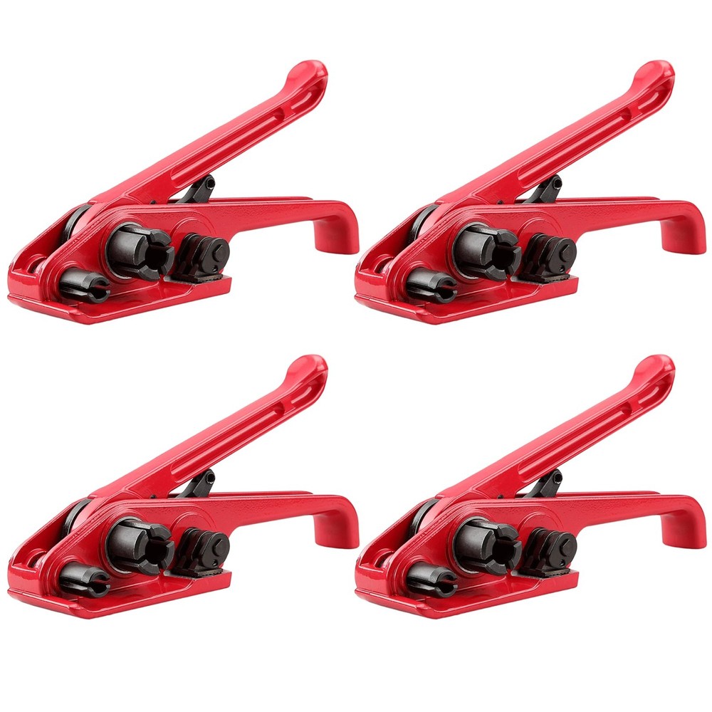 Manual Poly Strapping Tensioner & Cutter Tool Set for 1/2"-3/4" Polyester Strap