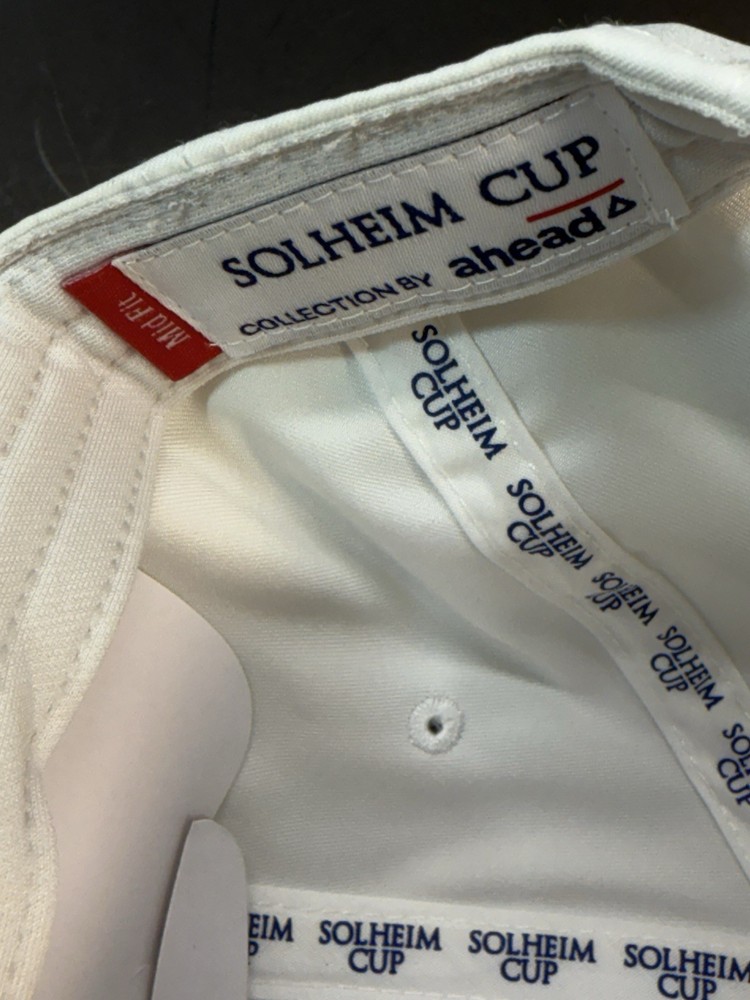 Solheim Cup 2024 White Hat Cap Mid Fit PLEASE READ