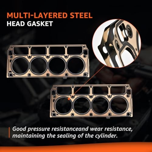 Full Cylinder 5.3 Head Gasket Set Compatible with 2005-2014 Chevy Silverado