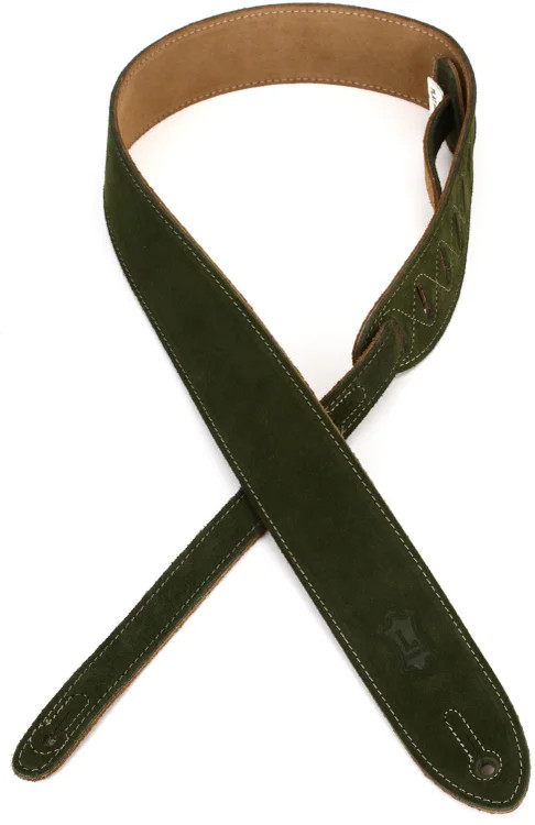Levy's MS12 Suede Guitar Strap - Green