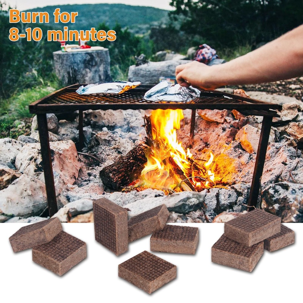 Fire Starter, Natural Fire Starters for BBQ, Campfire, Fireplace, Charcoal, Wood