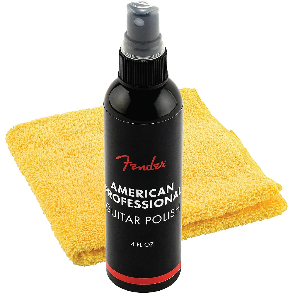 Fender 4oz Polish and Shop Cloth (2 Pack)