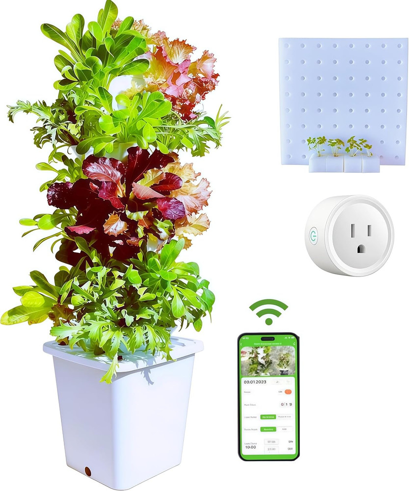 Hydroponic Growing System Kit - Hydroponic Tower Indoor Smart Vertical Garden,Hy