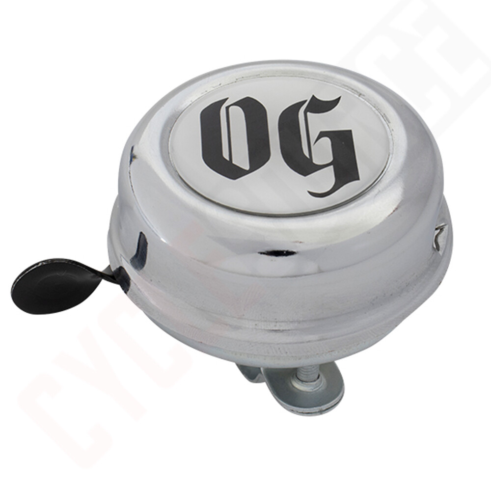 OG Logo Lowrider Classic Bicycle Bell Chrome