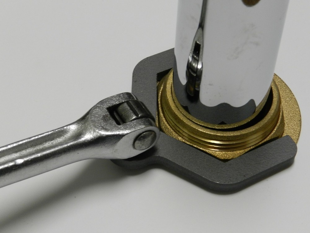 Deep Kitchen sink strainer retainer nut/ 2 inch open end wrench (A) OATEY