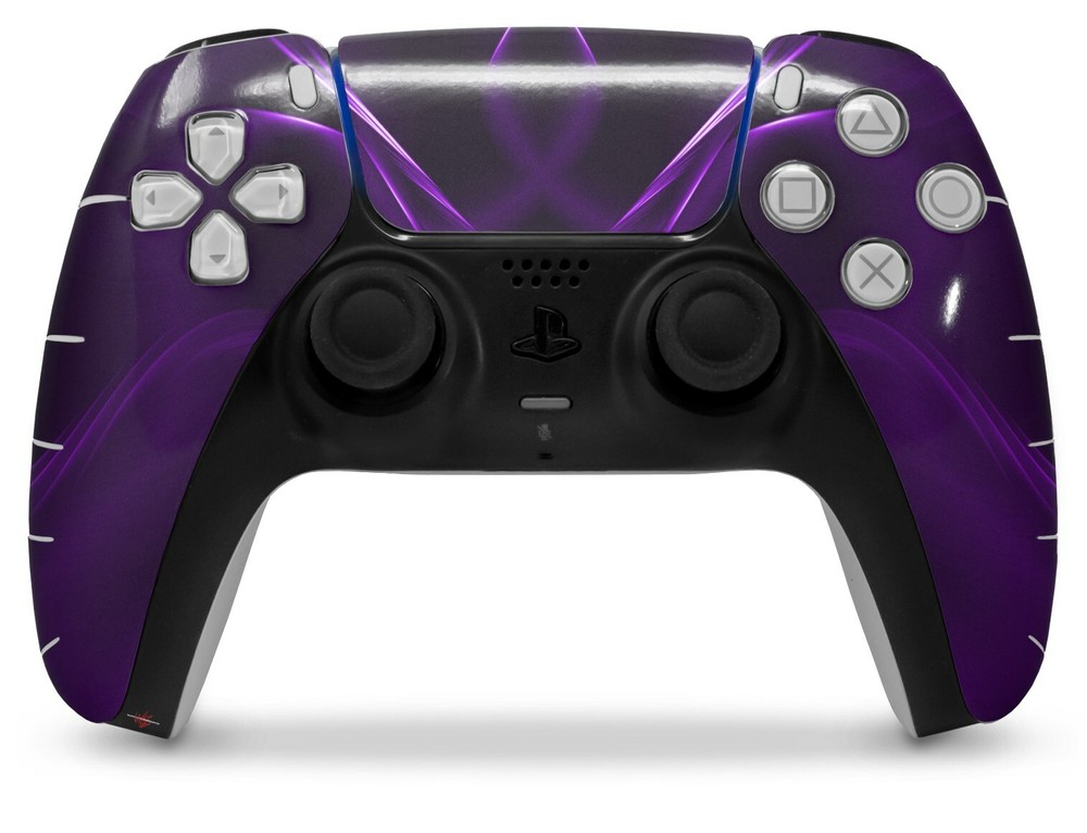Skin Sony PS5 Controller Abstract 01 Purple