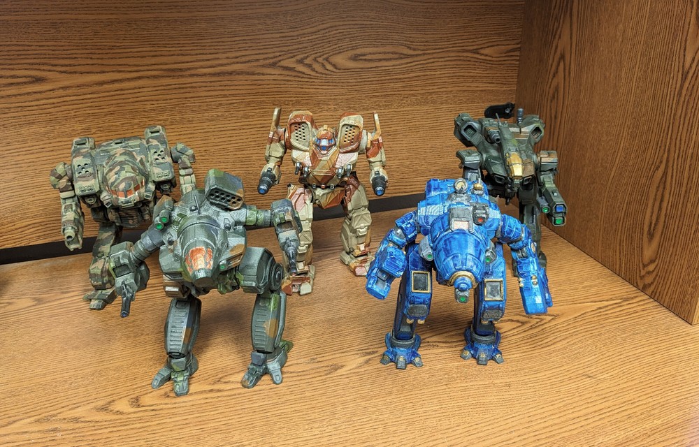 Articulated Battletech Figures - Medium Class, 7" Size, Made to Order