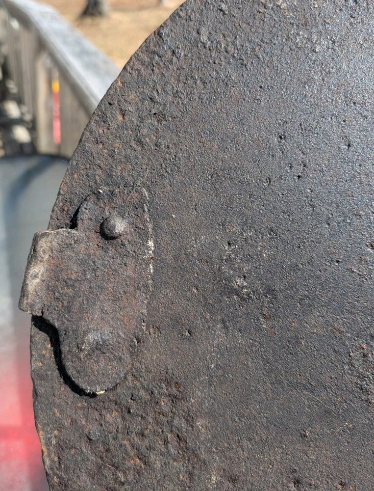 Antique Cast Iron Griddle Bail Handle Unmarked