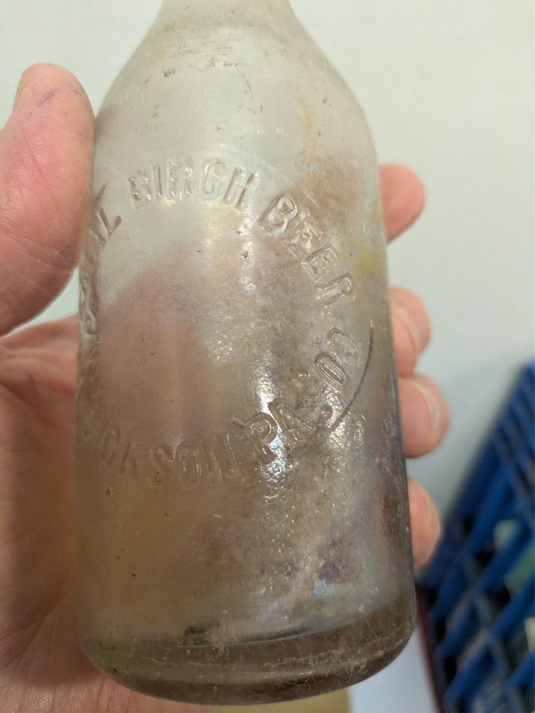 Imperial Birch Beer Co Cap Top Bottle, Dickson PA