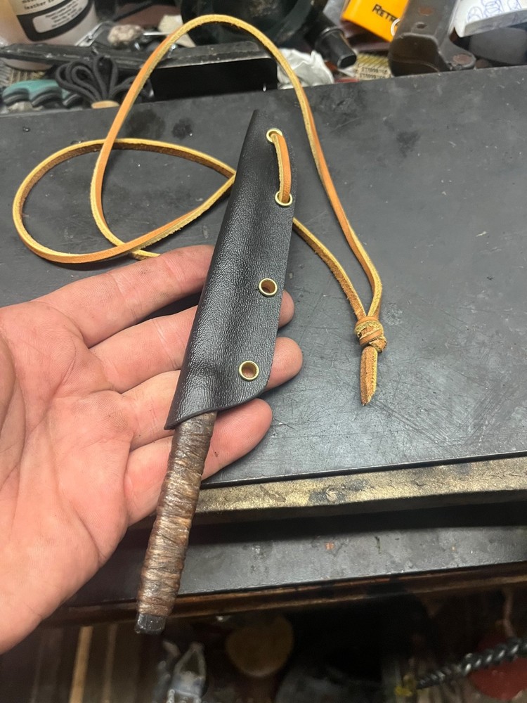 "The Bad Fix" needle spike neck knife
