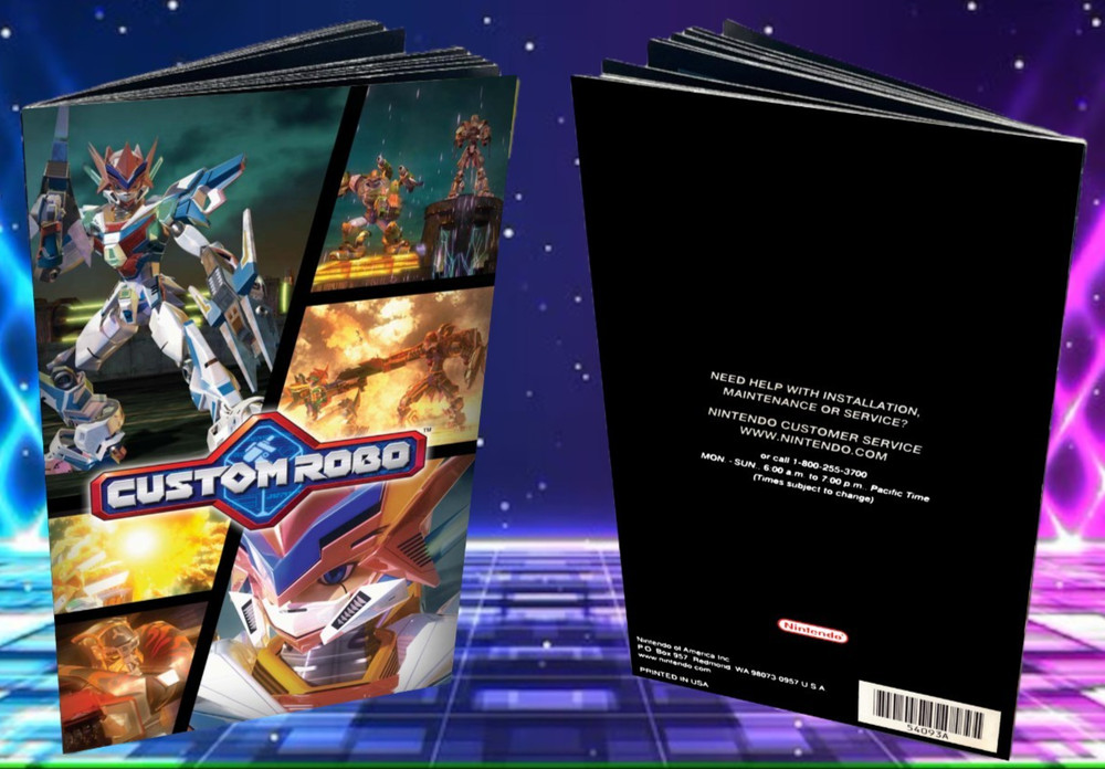 Custom Robo Game Cube Manual