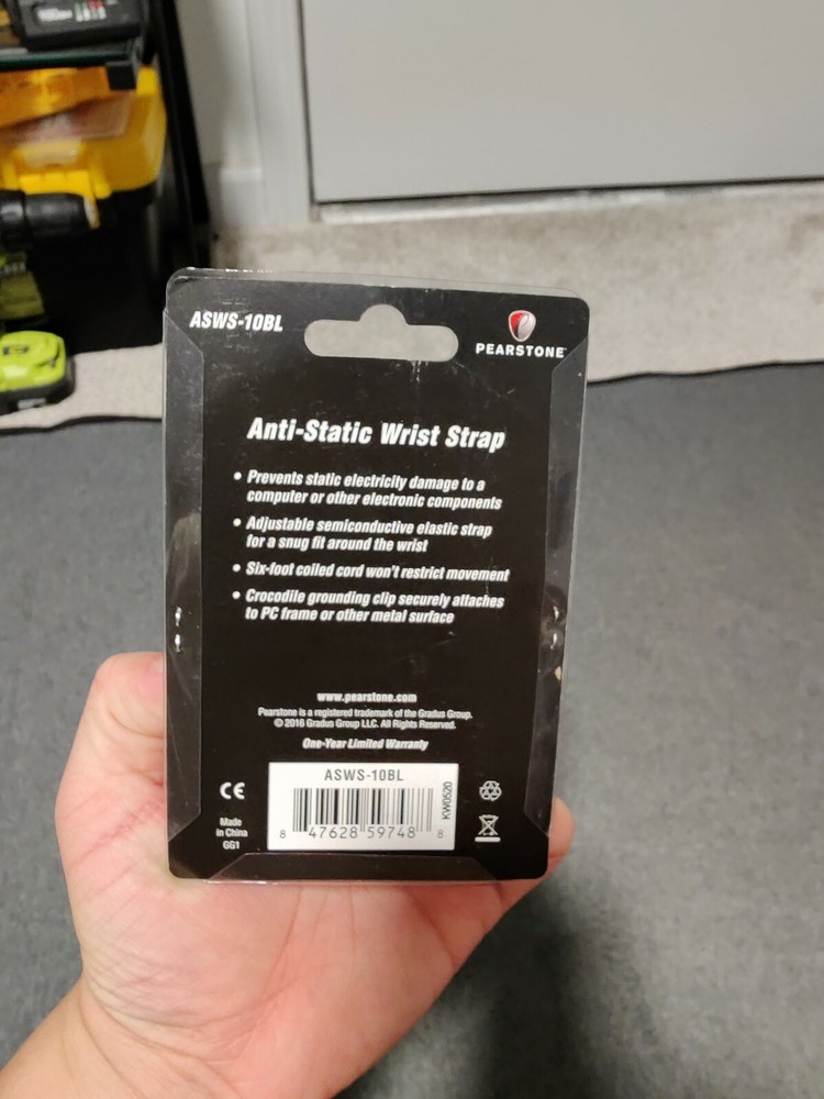 pearstone anti static wrist strap