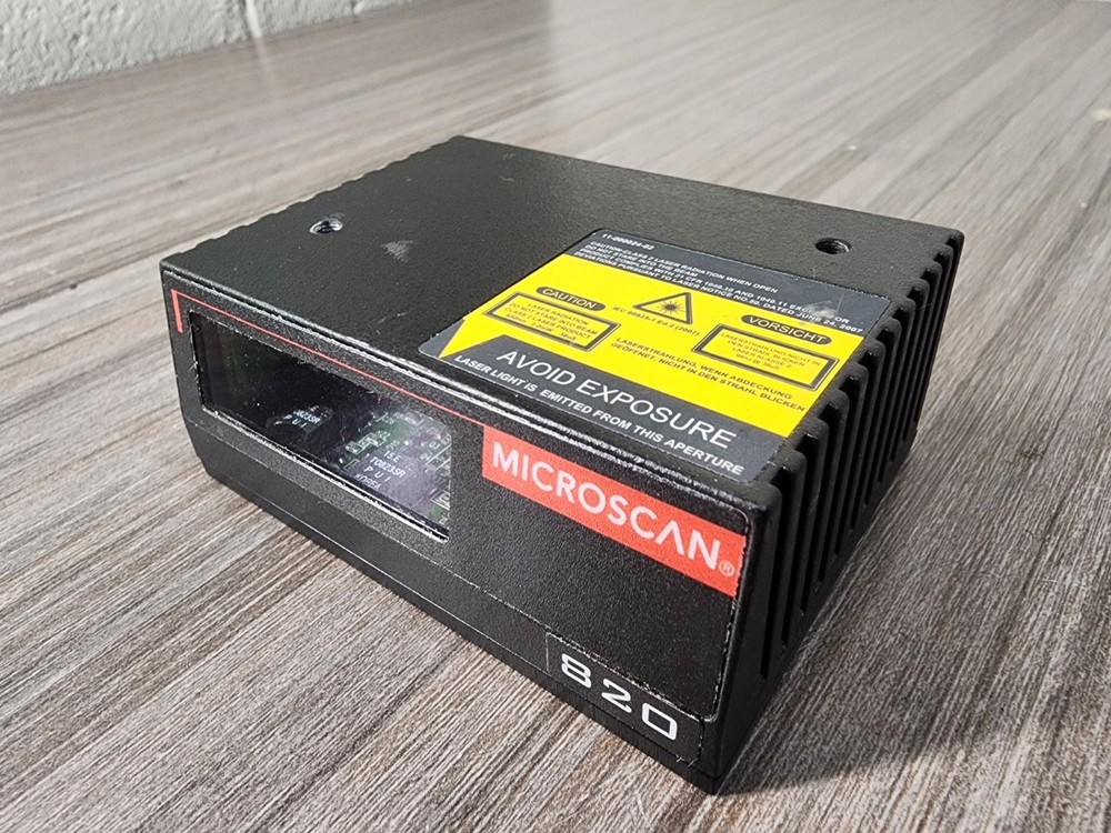 MICROSCAN MS-820 USED INDUSTRIAL BARCODE SCANNER