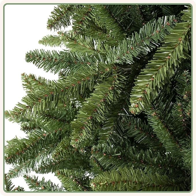 7ft Heritage Balsam Spruce - Artificial Christmas Tree, Hinged Branches Unlit