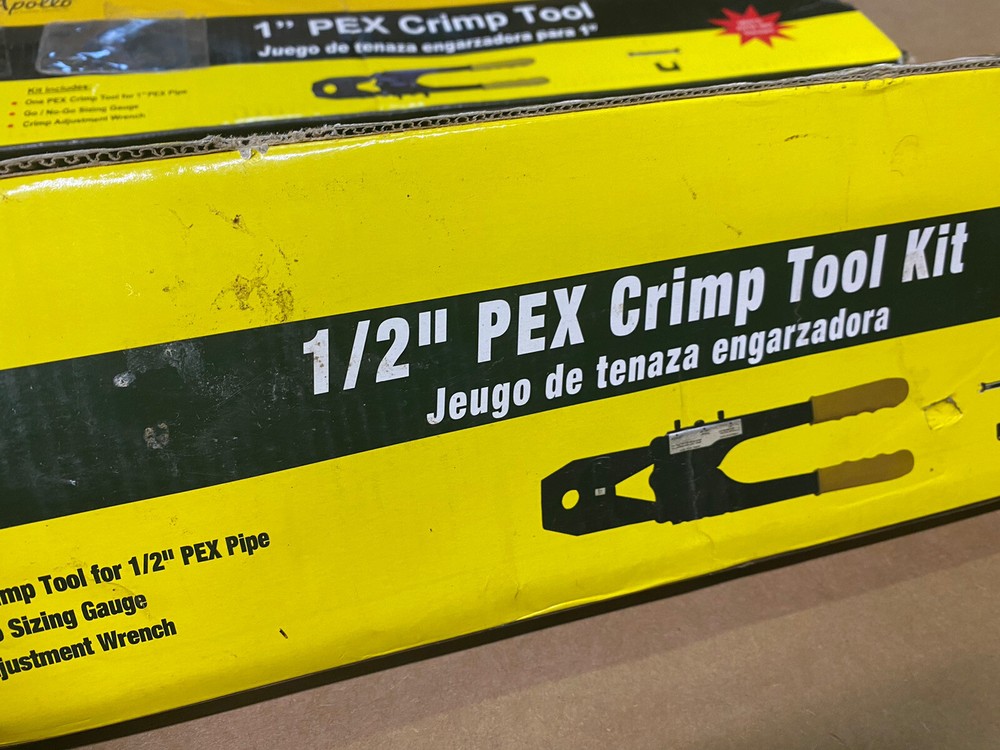 Apollo PEX Crimp Tool Kits 1” And 1/2”