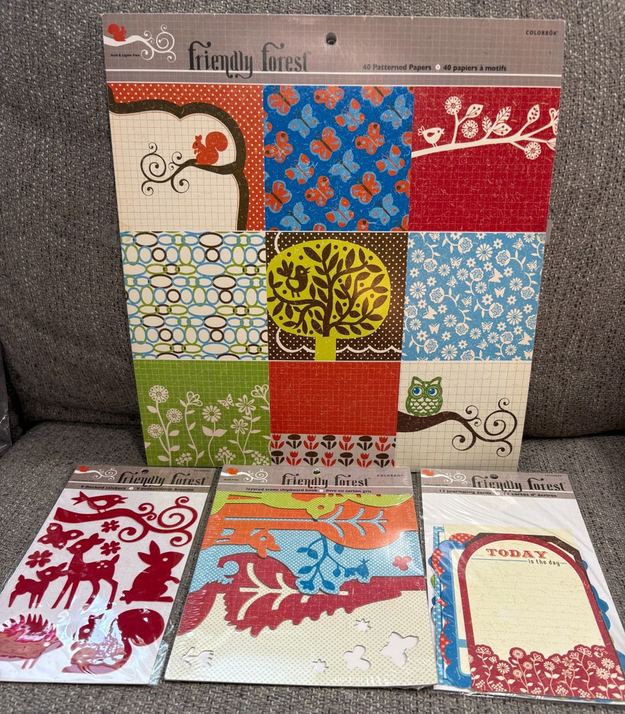 Colorbok Bundle ** Friendly Forest ** (see description for details)