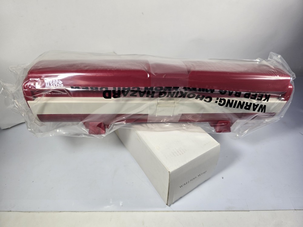 New Wrap Master Plastic: Wrap Dispenser Cutter - Red Grey Model 1500