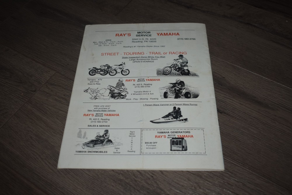 Pocono Raceway Philly Preview souvenir racing program 1989