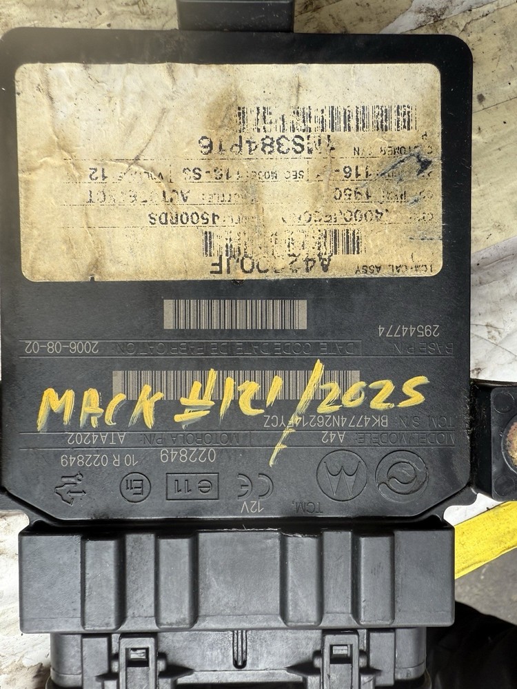 ALLISON ATA4202 TRANSMISSION COMPUTER A42 4500RDS