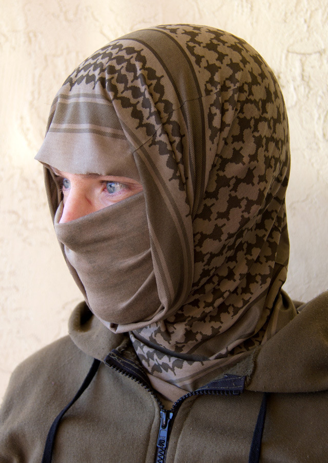 Milspec Monkey MSM SKULL FACE Multi Wrap Devgru Head Gear DUSTY BROWN - NEW