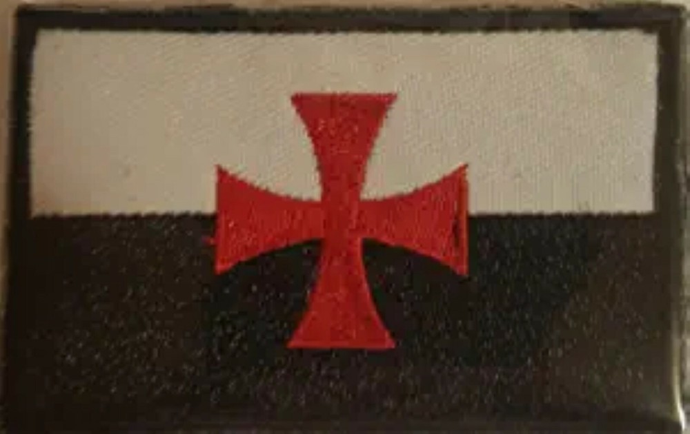 Knights Templar Christian Order Battle Flag Patch