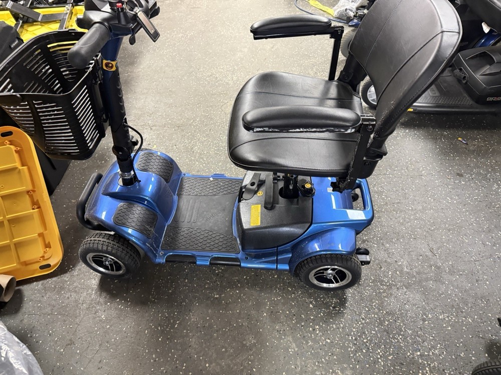 Vive 4 Wheel Electric Powered Mobility Scooter - Blue