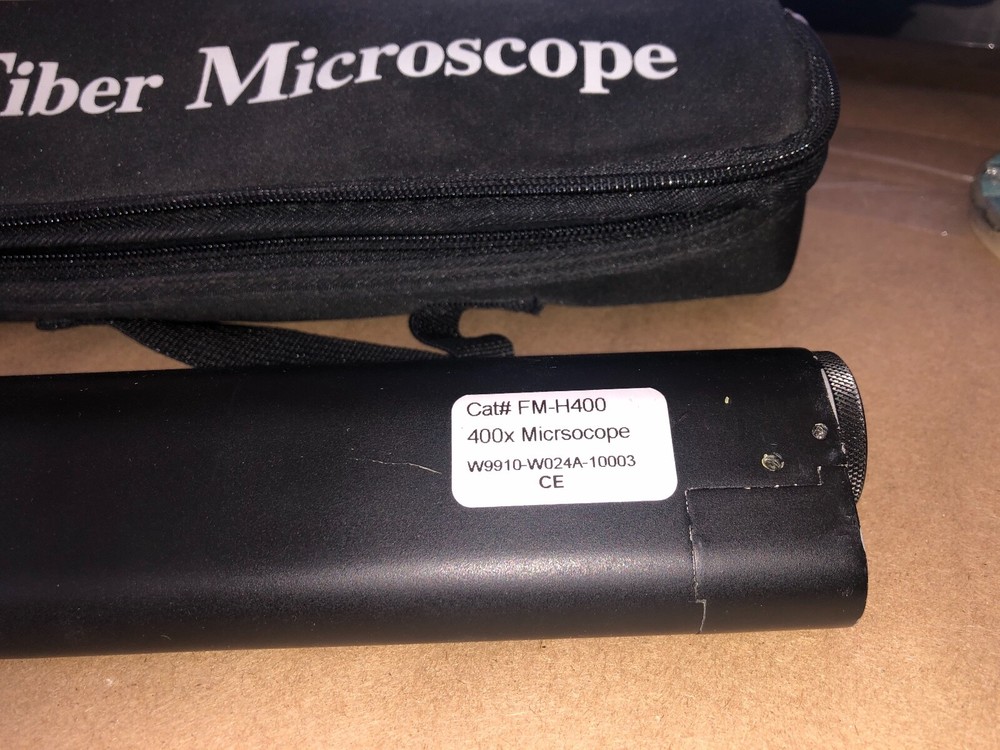 WESTOVER FIBER MICROSCOPE FM-H400 400X QUANTITY 2