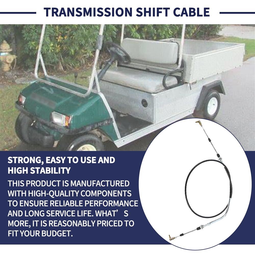 73" Golf Cart Forward ＆ Reverse Transmission Shift Cable Compatible with Club...