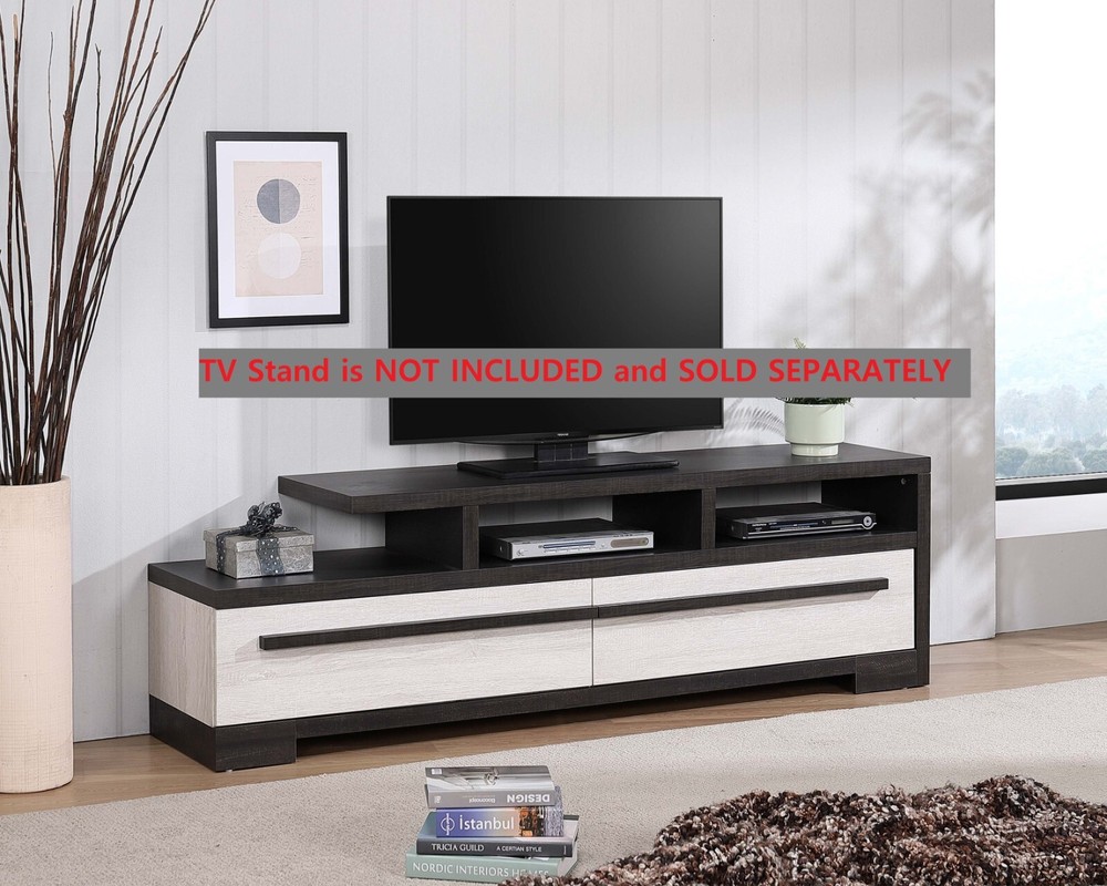Black and White Rustic Wooden Panel King Size Bed 6pc Master Bedroom Set