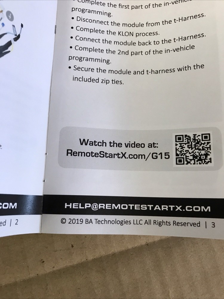 start-x remote start kit 4224 Ar