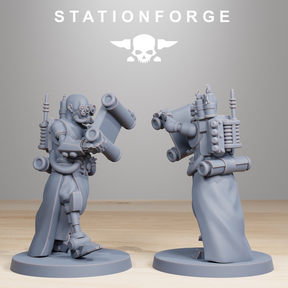 Scavenger Vicars x10, Priests, Tech Adept, Mech Division, Stationforge