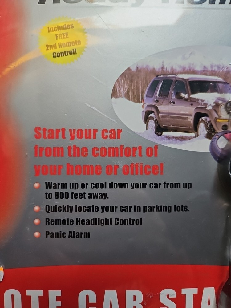 Ready Remote- Remote Car Starter Kit Mod# 23926 W/Bypass Module USA