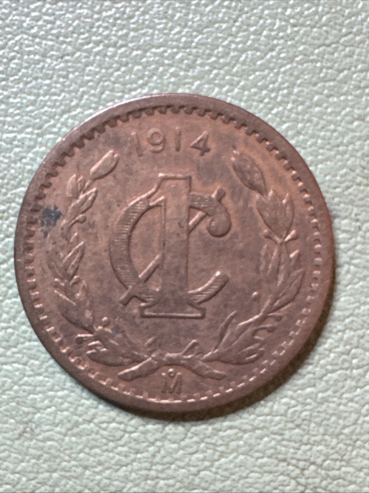 1914 Mexico 1 One Centavo - KM# 415
