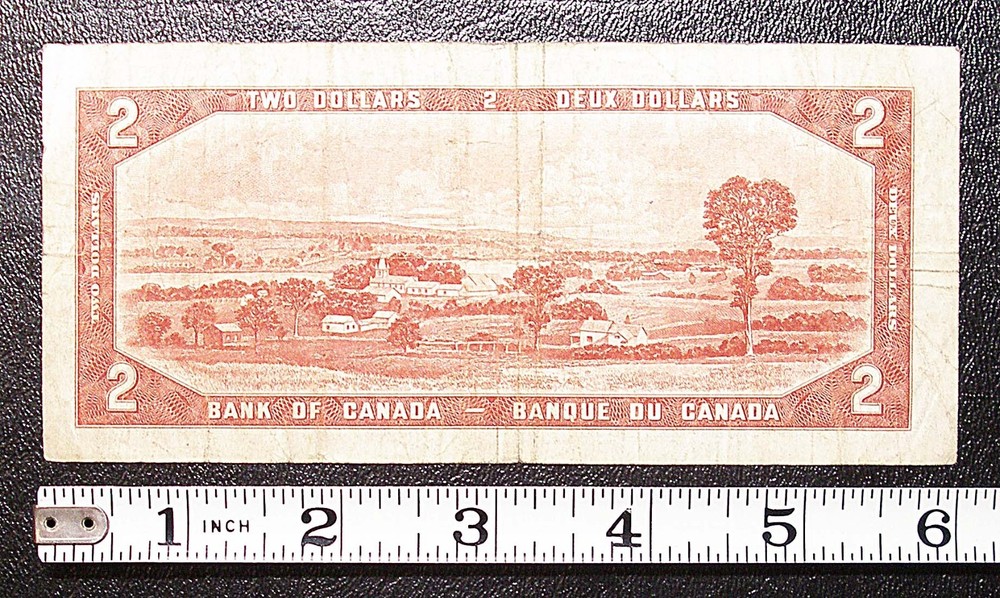 1954 Canada $2 Devil's Face banknote P-67a #18716